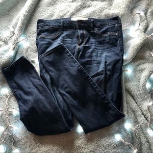Hollister dark wash jean leggings